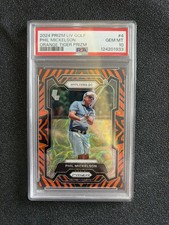 2024 Prizm LIV Phil Mickelson Orange Tiger #4 HyFlyers PSA10 POP1 Golf NI56