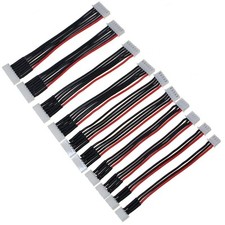 10PCS JST-XH Battery Balance Plug Extension 22AWG Silicone Wire for LiPo