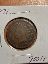 1871 - Indian Cent -  $1.99 Shipping