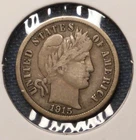 1915 BARBER DIME -- really nice Very Fine (VF)