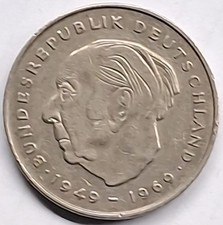 2 Mark BRD, Theodor Heuss, 1972 D, J407.