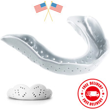 Custom Fit Night Mouth Guard Teeth Grinding Bruxism Clenching Sleep Guard EVA