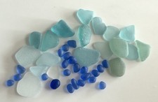 rare sea glass  from japan Surf-Tumbled Beach Glass veryvery small to small