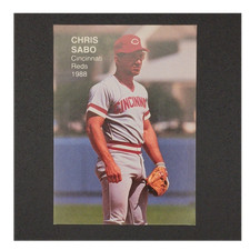 Leaf 1989 Donruss Baseball's Best Rookie Chris Sabo #222 Cincinnati Reds Card. rookie card picture