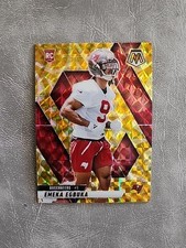 2025 Panini Mosaic - Rookies Emeka Egbuka #376 Reactive Yellow Mosaic Prizm (RC)