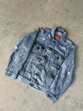 Levi Strauss  Co. Vintage Fit Blue Denim Jacket Size S Casual
