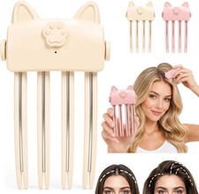 Lifting Styler Booster Hair Volume Clip,Heated Hair Root Volumizer Clips,2 Tempe