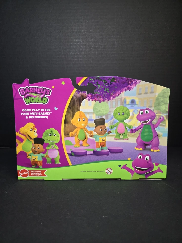 Figura Fisher-Price Barney’s World Barney Hey Friends NUEVA Mattel Foto 3 de 4