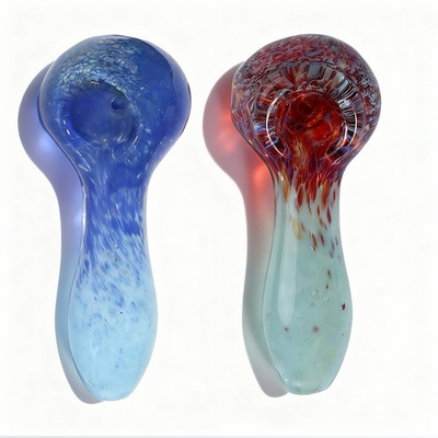 #ad Pack of 2 4quot; Tobacco Smoking Glass Pipe Collectible Handmade Pipes with Box $17.59