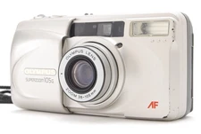 [NEAR MINT] Olympus Superzoom 105G Silver Point & Shoot Film Camera From JAPAN