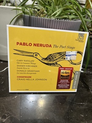 Pablo Neruda: The Poet Sings Super Audio Hybrid CD - SACD - NEW & SEALED