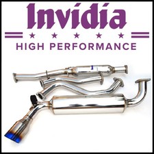Invidia N1 Titanium Tip Cat-back Exhaust System Fits 88-91 Honda Civic Hatchback Invidia N1 Titanium Tip Cat-back Exhaust System Fits 88-91 Honda Civic Hatchback