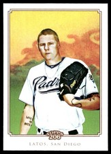 Mat Latos 2010 Topps 206 #128 Padres MLB READ FREE SHIPPING AutographDen