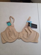 Bali Passion for Comfort Minimizer Bra 3385 Nude 34C Underwire Smoothing NWT