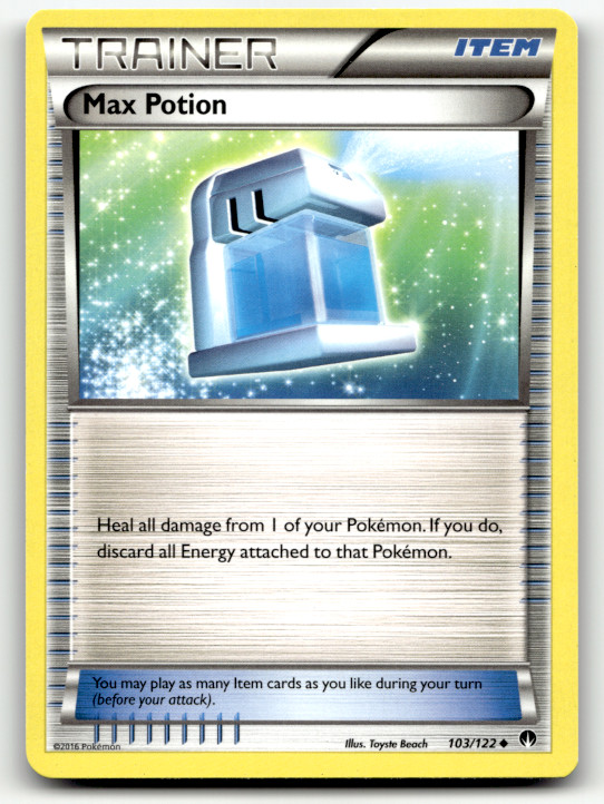 Max Potion 103/122 Normal Uncommon XY - BREAKpoint LP
