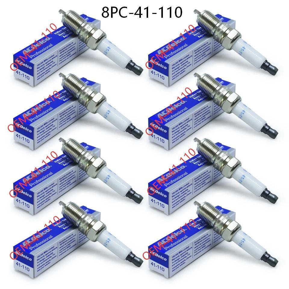 New 8Pcs OEM 12621258 41-110 Iridium Spark Plugs for Chevy Hummer 4.8L 5.3L 6.0L