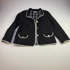 Charter Club Black Quilted Jacket