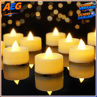 Flammenlose LED Teelichter 12Er Set Warmweiß Licht Mit WachshüLle 12 StüCk