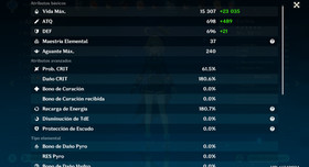 Genshin Impact AR 59 America - Nefer - Citlali - Mavuika - Furina - Raiden C1
