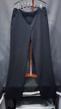   Simply Vera Wang Black Pants Polyester Rayon Spandex Flat Front