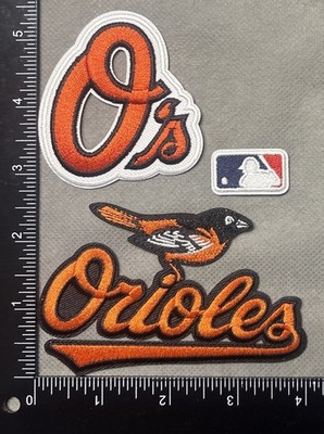 BALTIMORE ORIOLES LOT SET OF 3 MLB BASEBALL IRON ON PATCHES