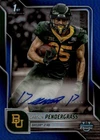 2025 Bowman Best University Football Blue Refractor Dawson Pendergrass #32
