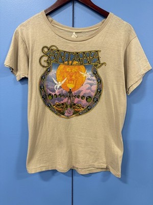 True Vintage Single Stitch 1979 Carlos Santana Inner Secrets Tour Tshirt Small 