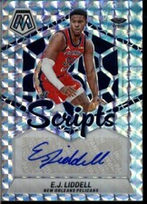 2023-24 PANINI MOSAIC SCRIPTS #45 E.J. LIDDELL AUTO NEW ORLEANS PELICANS