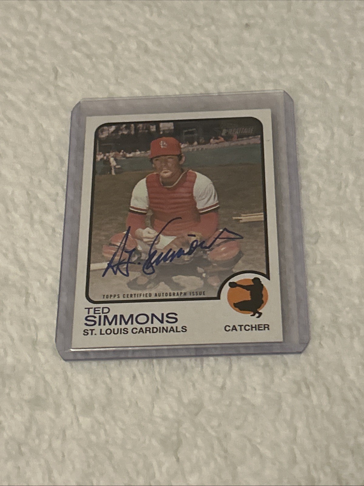 2022 Topps Heritage - Real One Autographs Ted Simmons #ROA-TSM (AU)