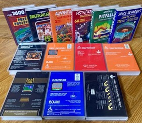 Pick Any Title - Atari VCS 2600 - New Clear Universal Game Cases - Free Shipping