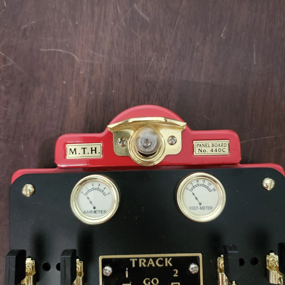 Lionel 440C Panel Board Late Colors Red Nickel Prewar O gauge signal bridge - Image 3 of 4