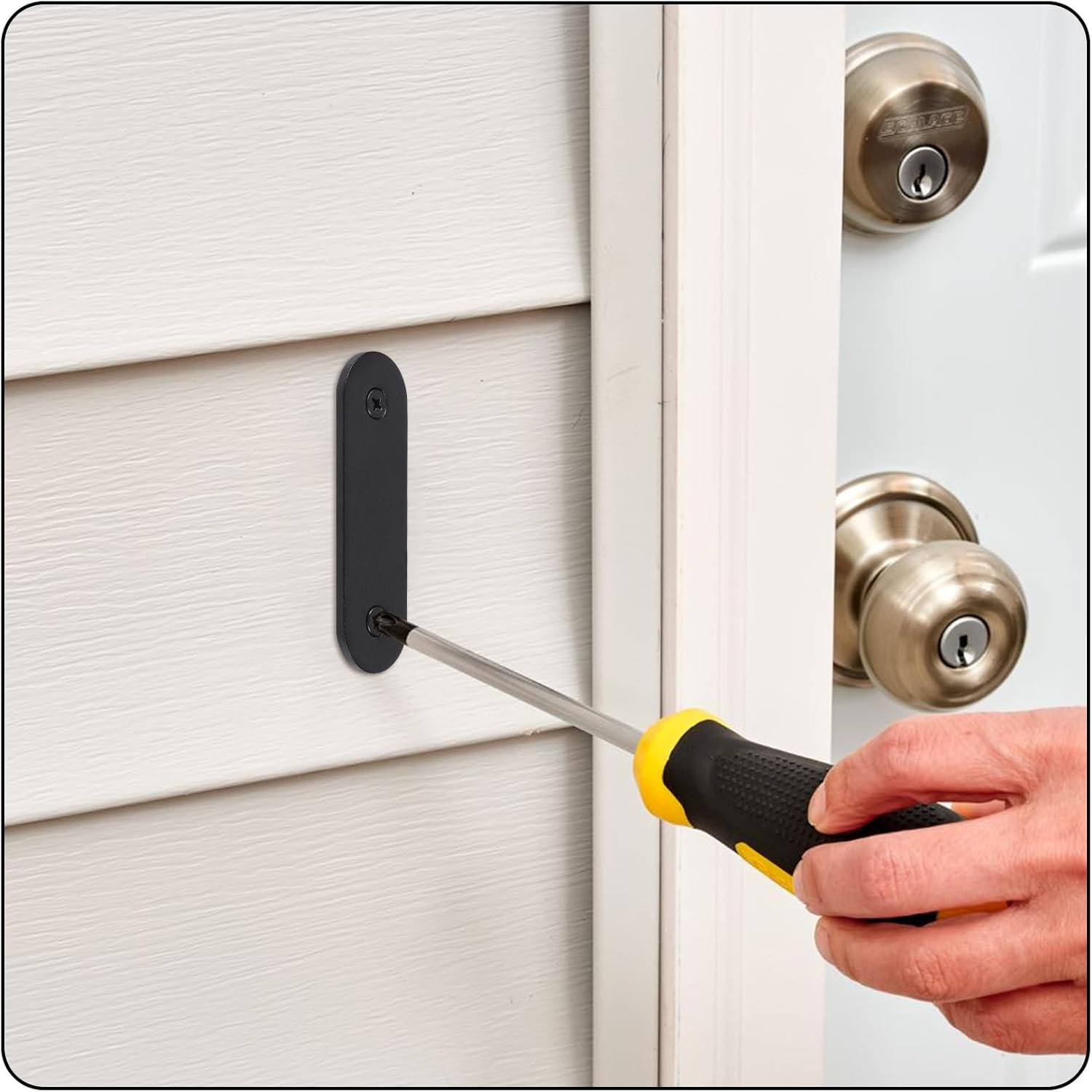 Doorbell Cover Plate, Metal Doorbell Blanking Plate Cover, Doorbell Button Cover