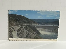 Arrow Rock Dam & Reservoir Boise Idaho ID Continental Postcard B33