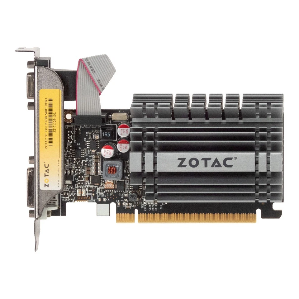 Graphics Card Zotac NVIDIA GeForce GT 730 LP 2GB ZT-71105-10L PCIe X16 - Image 3 of 3