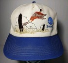 90s Vintage ICI Seeds Pheasant Wildlife SNAPBACK TRUCKER HAT CAP K-PRODUCTS USA