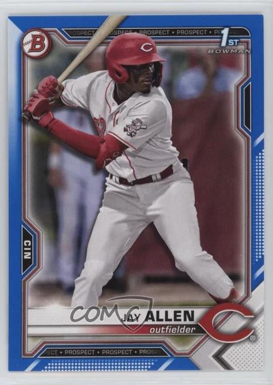 2021 Bowman Draft Blue 128/150 Jay Allen #BD-11 15fy