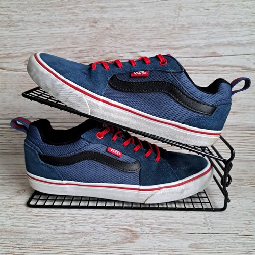 Vans Filmore Skate Shoes Suede Canvas Teal Red Men's Size 7 - Picture 1 of 7