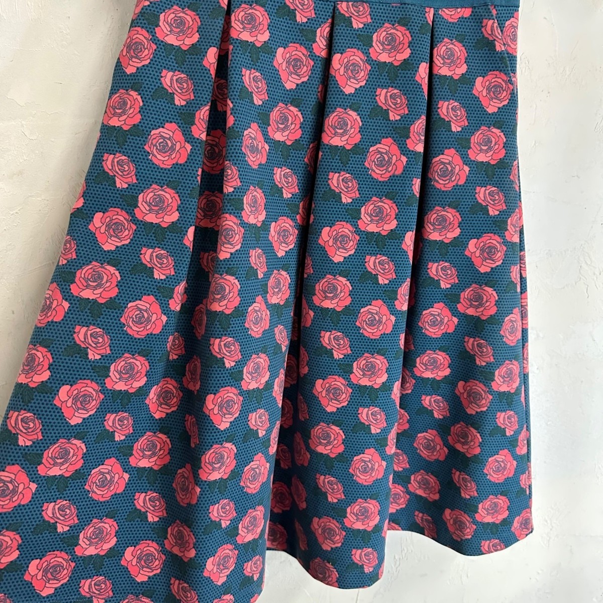 Matilda Jane Girls Dress Roses Stripes Zipper Back Beauty Flared Small Summer View 6