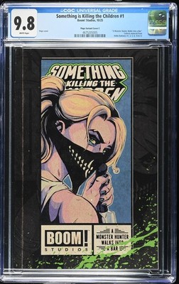 Something is Killing the Children A Monster Hunter #1 CGC 9.8 Flops Var C GITD