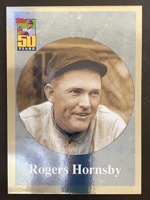 Rogers Hornsby 2001 Topps Baseball Before There Was Topps Chicago Cubs #BT6