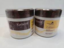 2 PK-Karseell Collagen Hair Mask Maca Power Repair-500ml Each-SEALED