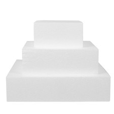 3Pcs Cubic Kuchen Schaum Gef&auml;lschte Kuchen Modell Kuchen Dekorieren Modell