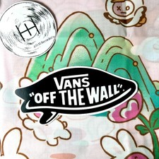 Vans Off The Wall Official Sticker Black Surfboard Skateboard Decal 4" Skate