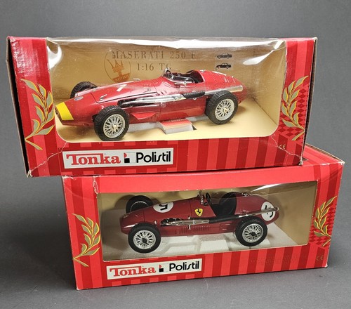 Ferrari 500 F 2 + Maserati 250 F - Tonka Polistil 1:16 - 2 pezzi in confezione originale