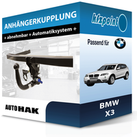 für BMW X3 01.2004-12.2010 Auto HAK AnhäNgerkupplung Abnehmbar AHK