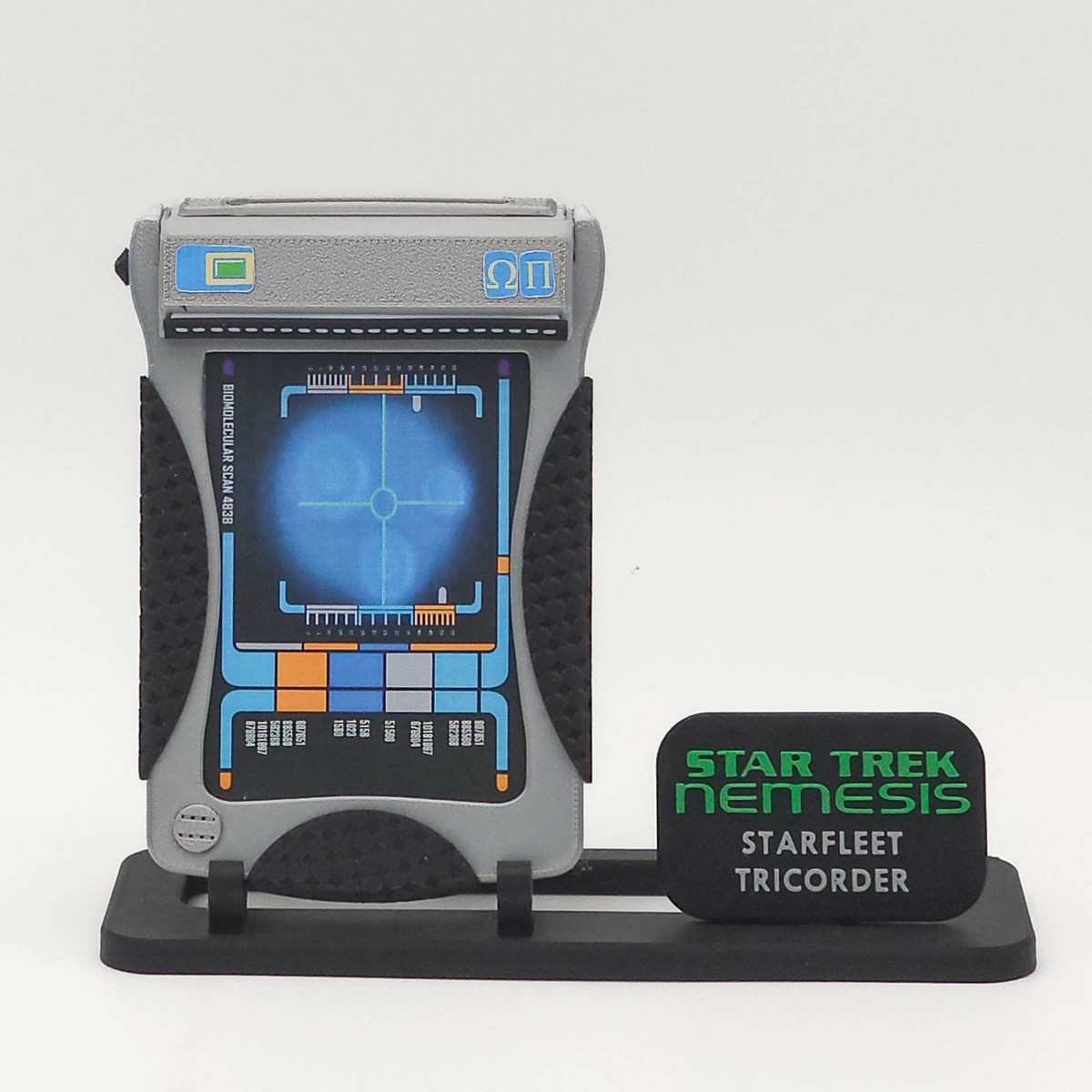 Star Trek Nemesis Starfleet Tricorder 3D Printed Prop Replica with