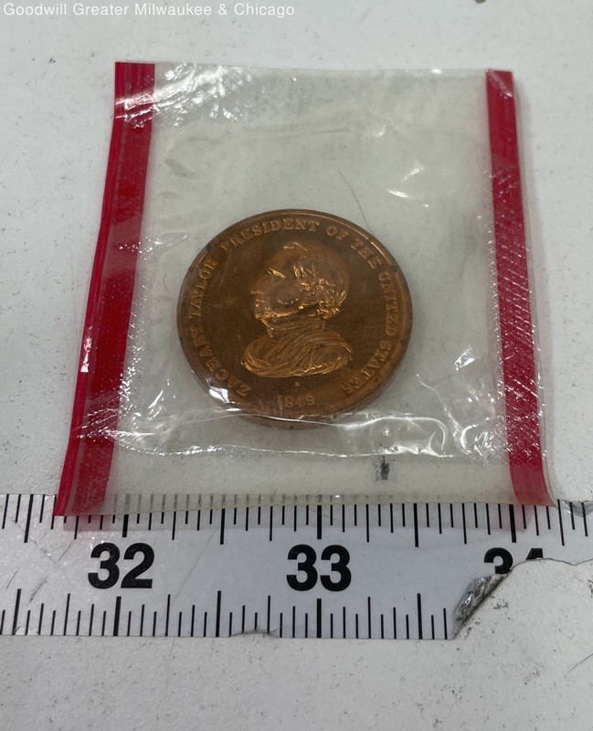 US Mint Presidential Bronze Medal Coin President Zachary Taylor Sealed