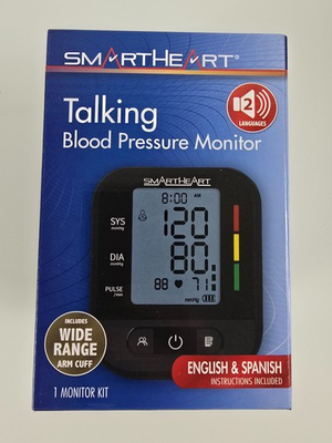 #ad Smart Heart Talking Blood Pressure Monitor 01 746T English Spanish Brand New $48.00