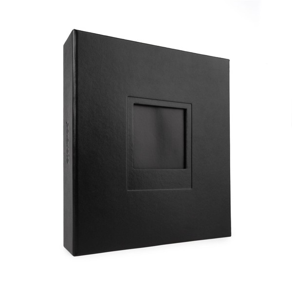 Polaroid Photo Album Large Schwarz FüR 160 Fotos I-Type 600 Und SX-70 Film-image