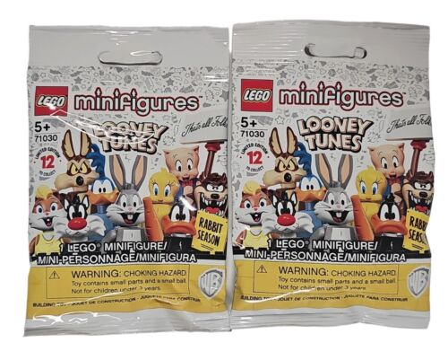 LEGO Minifigures Series 71030 Looney Tunes ~ Lot of 2 Packs ~ Brand New!